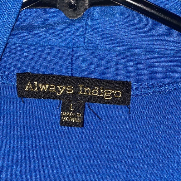 Always Indigo Women's Blue Cardigan - Picture 2 of 4